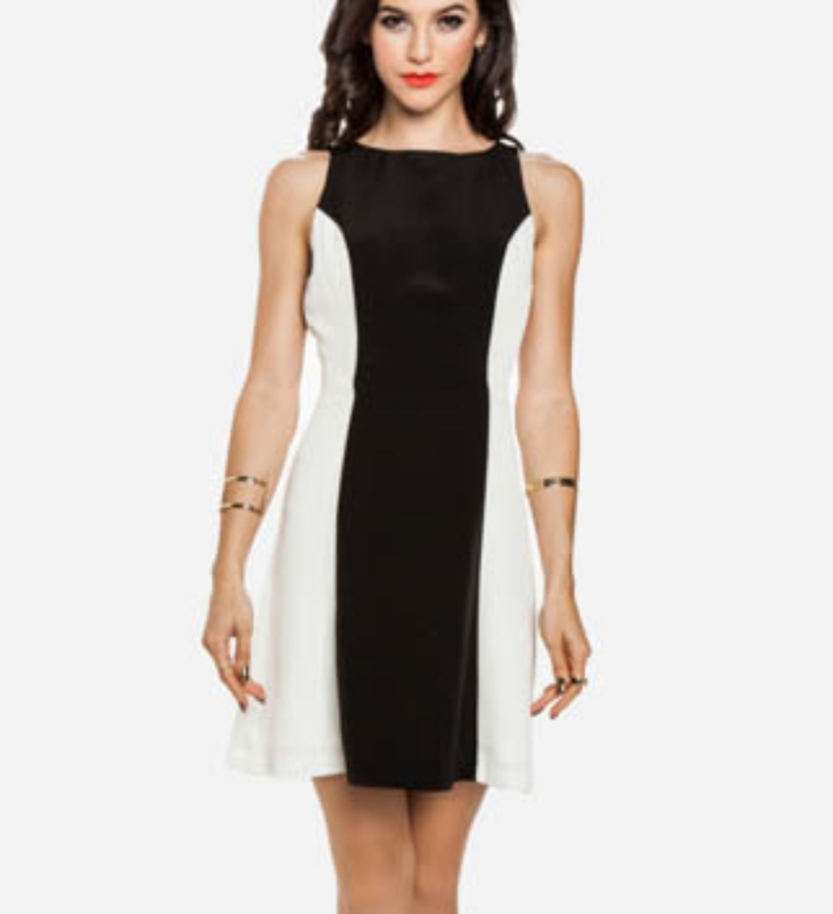 BB DAKOTA Black White Dress US Size 6